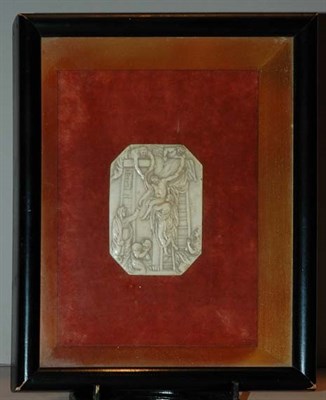 Lot 1513A - Continental Carved Ivory Plaque 18th Century...