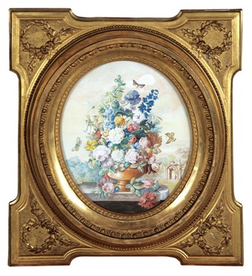Lot 3012 - Friedrich Jungling German, 1846-1889 Vases of...