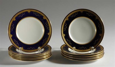 Lot 4450 - Set of Twelve Mintons Porcelain Salad Plates...
