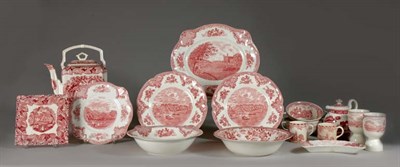 Lot 2045 - Assembled English Transfer Printed Pottery...