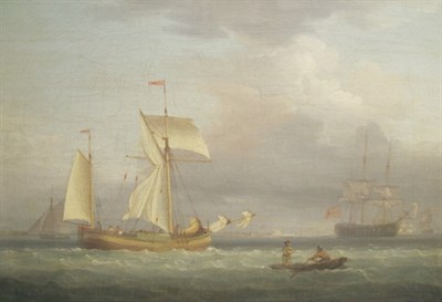Lot 1065A - Clarkson Stanfield British, 1793-1867 Ships...