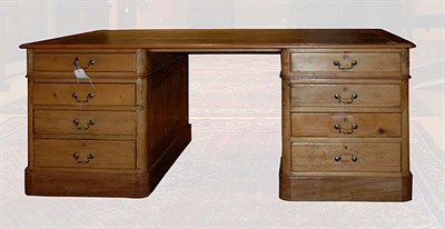 Lot 4253 - George III Style Leather Top Mahogany...