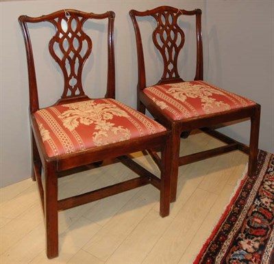 Lot 4261 - Set of Six George III Style Mahogany Dining...