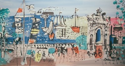 Lot 19 - Charles Cobelle French, 1902-1998 Panoramic...
