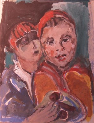 Lot 51 - Michel Kikoine French, 1892-1968 Two Children...