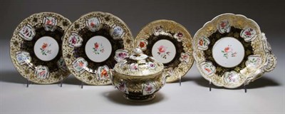 Lot 1529 - English Porcelain Dessert Service 19th Century...