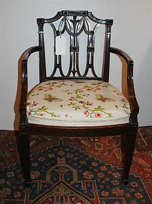 Lot 532 - George III Mahogany Armchair Last quarter of...