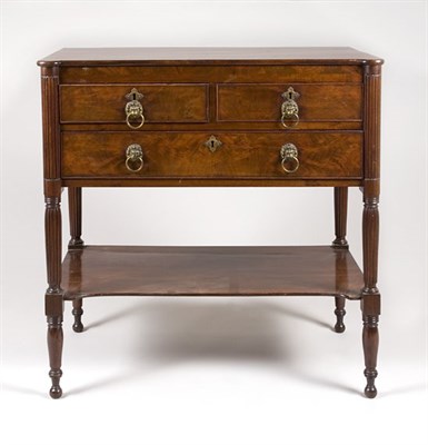 Lot 2137 - Federal Mahogany Side Table New York, early...