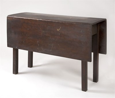 Lot 2105 - Mahogany Stained Drop-Leaf Table The...
