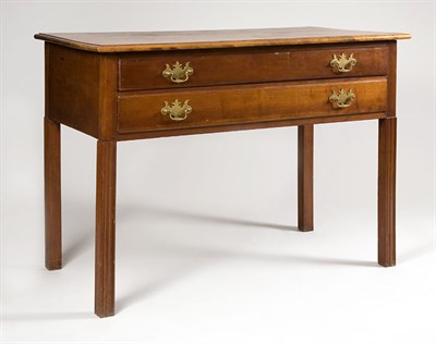 Lot 2269 - Chippendale Walnut Side Table The rectangular...