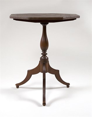 Lot 2010 - Federal Mahogany Tilt-Top Tripod Stand The...