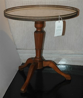 Lot 193 - Louis XVI Style Brass Mounted Mahogany Tripod...