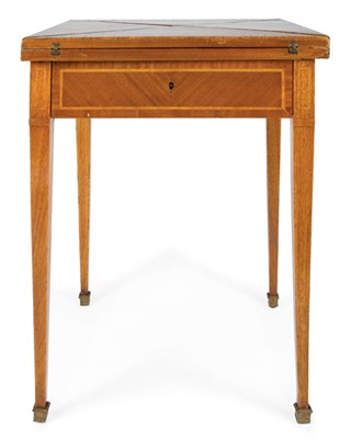 Lot 3162 - Edwardian Parquetry and Mahogany Handkerchief...