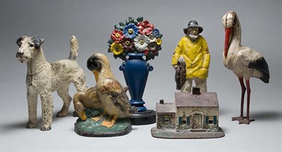 Lot 2234 - Group of Painted Cast Iron Doorstops...