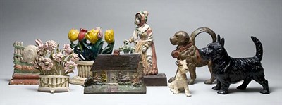 Lot 2236 - Group of Painted Cast Iron Doorstops...
