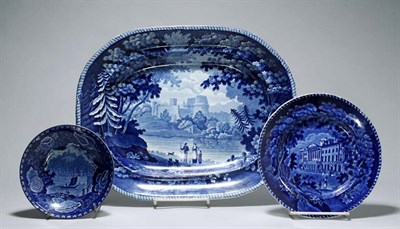 Lot 2243 - Group of Ten Staffordshire Historical Blue...