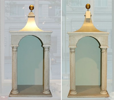 Lot 4498 - Pair of Neoclassical Style Painted...