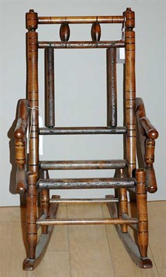 Lot 4406 - Faux Bamboo Child's Chair Height 27 inches.