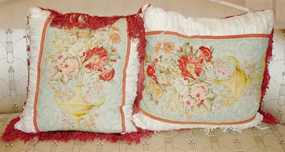 Lot 4466 - Pair of Vintage Throw Pillows 20 inches square.