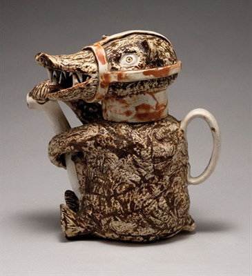 Lot 2206 - Staffordshire Pottery Teapot Early 19th...