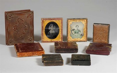 Lot 2093 - Group of Cased Daguerrotypes and Tin Type...