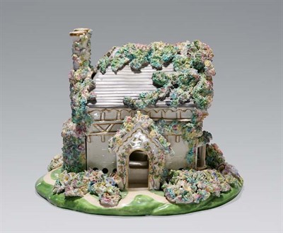 Lot 2131 - English Porcelain Large Pastille Burner...
