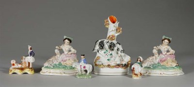 Lot 2087 - Group of Staffordshire Pottery and Porcelain...