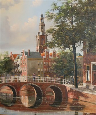 Lot 18 - George Jan Dispo Dutch, 20th Century View of...