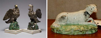 Lot 2241 - Pair of Staffordshire Pearlware Figures of...