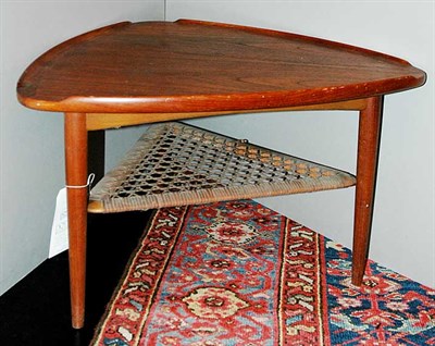 Lot 172 - Danish Teak Triangular Low Table Height 17...
