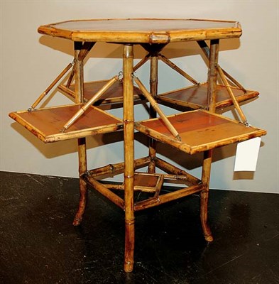 Lot 4142 - George III Style Bamboo and Lacquered...