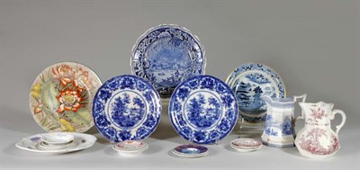 Lot 2210 - Group of English Transfer Decorated and Other...