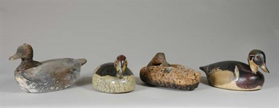 Lot 2187 - Two Carved and Painted Duck Decoys; Together...