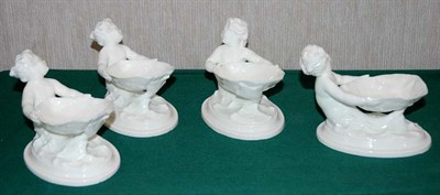 Lot 4603 - Set of Four Royal Worcester Porcelain Figural...