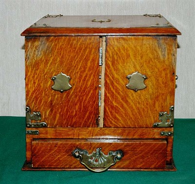 Lot 4606 - Victorian Oak Stationery Box Height 11 inches,...