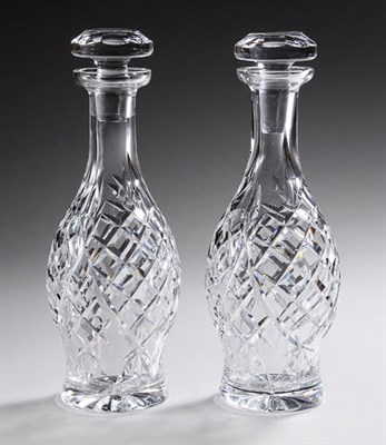 Lot 4609 - Pair of Waterford Style Crystal Decanters