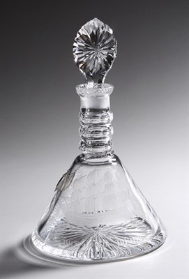 Lot 4610 - Cut Glass Ship's Decanter