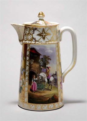 Lot 4652 - German Porcelain Chocolate Pot Height 9 1/2...