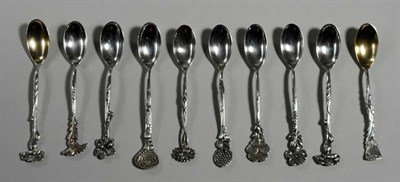 Lot 4654 - Set of Ten Tiffany & Co. Sterling Silver...
