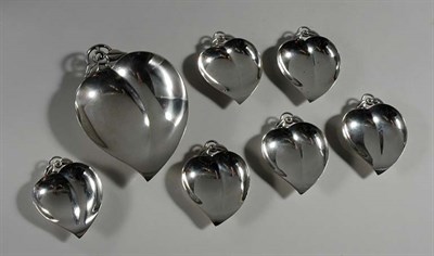 Lot 4670 - Tiffany & Co. Sterling Silver Set of Six Nut...
