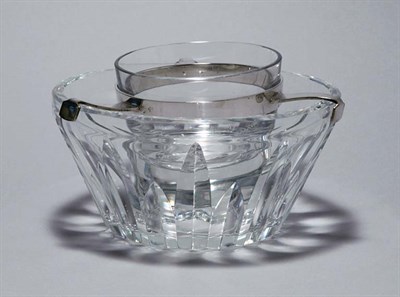 Lot 4671 - Baccarat Crystal Caviar Dish Diameter 7 inches.