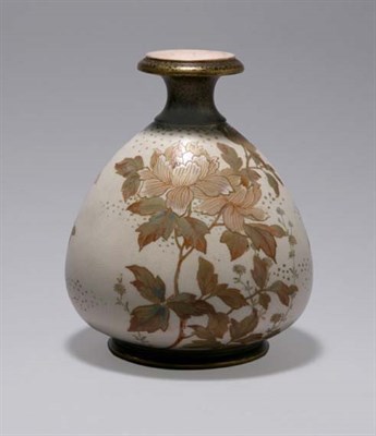 Lot 4676 - Doulton Porcelain Ovoid Vase Height 6 inches.