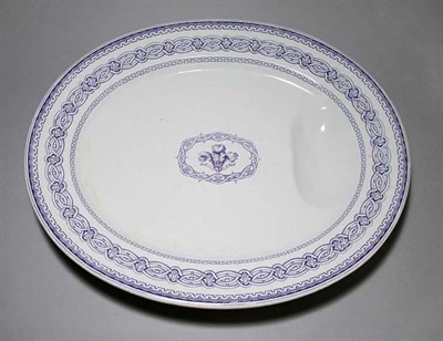 Lot 4695 - Staffordshire Pottery Turkey Platter Length 21...