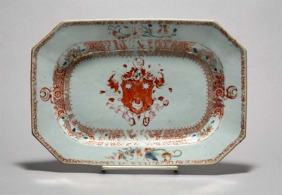 Lot 4701 - Chinese Export Porcelain Armorial Platter...