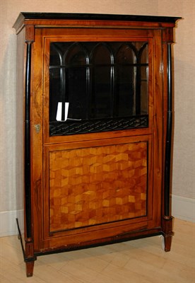 Lot 374 - Neoclassical Style Ebonized Parquetry...