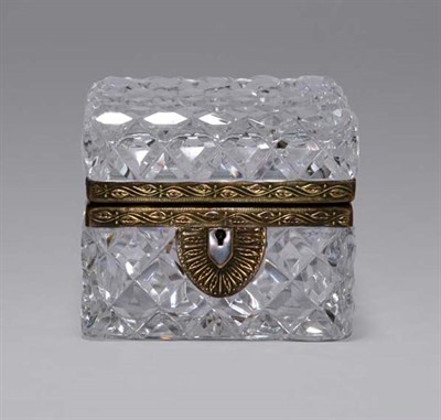 Lot 4709 - Baccarat Style Gilt-Metal Mounted Glass...