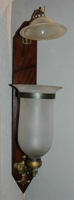 Lot 4732 - Frosted Glass Candle Sconce