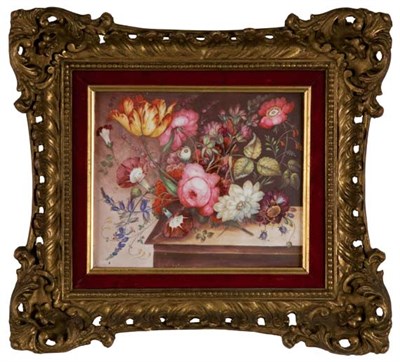 Lot 1474 - English Porcelain Plaque Second quarter of the...
