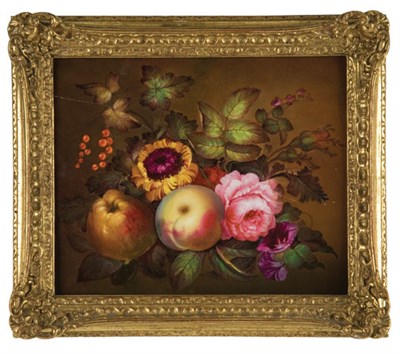 Lot 1475 - English Porcelain Plaque Mid 19th century Of...