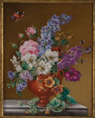Lot 1480 - Paris Porcelain Plaque Mid 19th century Of...